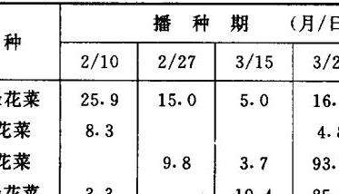 青花菜种植方法